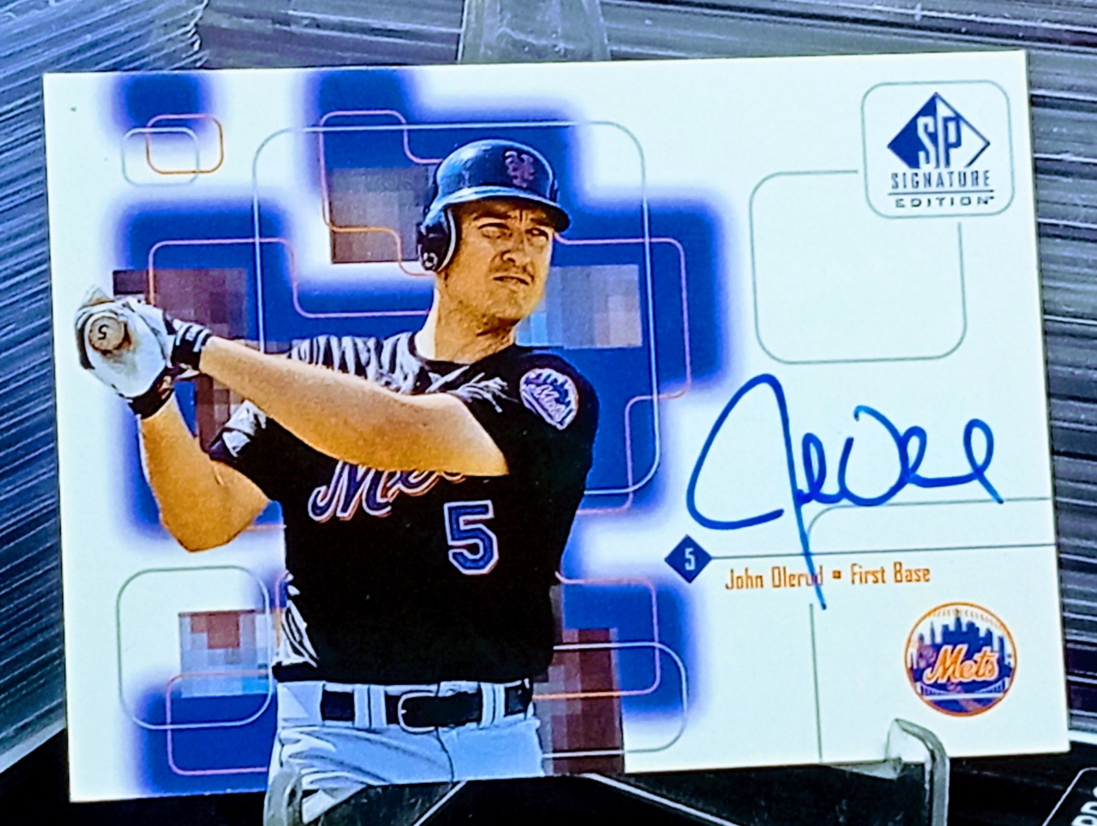 John Olerud 1999 SP Signature Edition On-Card Auto / SP-JO