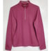 NWT Rhone commuter 1/4 zip long sleeve knit pullover sweater new maroon marle