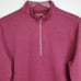 NWT Rhone commuter 1/4 zip long sleeve knit pullover sweater new maroon marle
