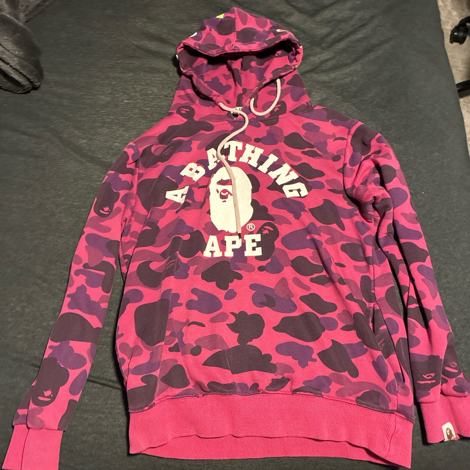 Purple BAPE hoodie