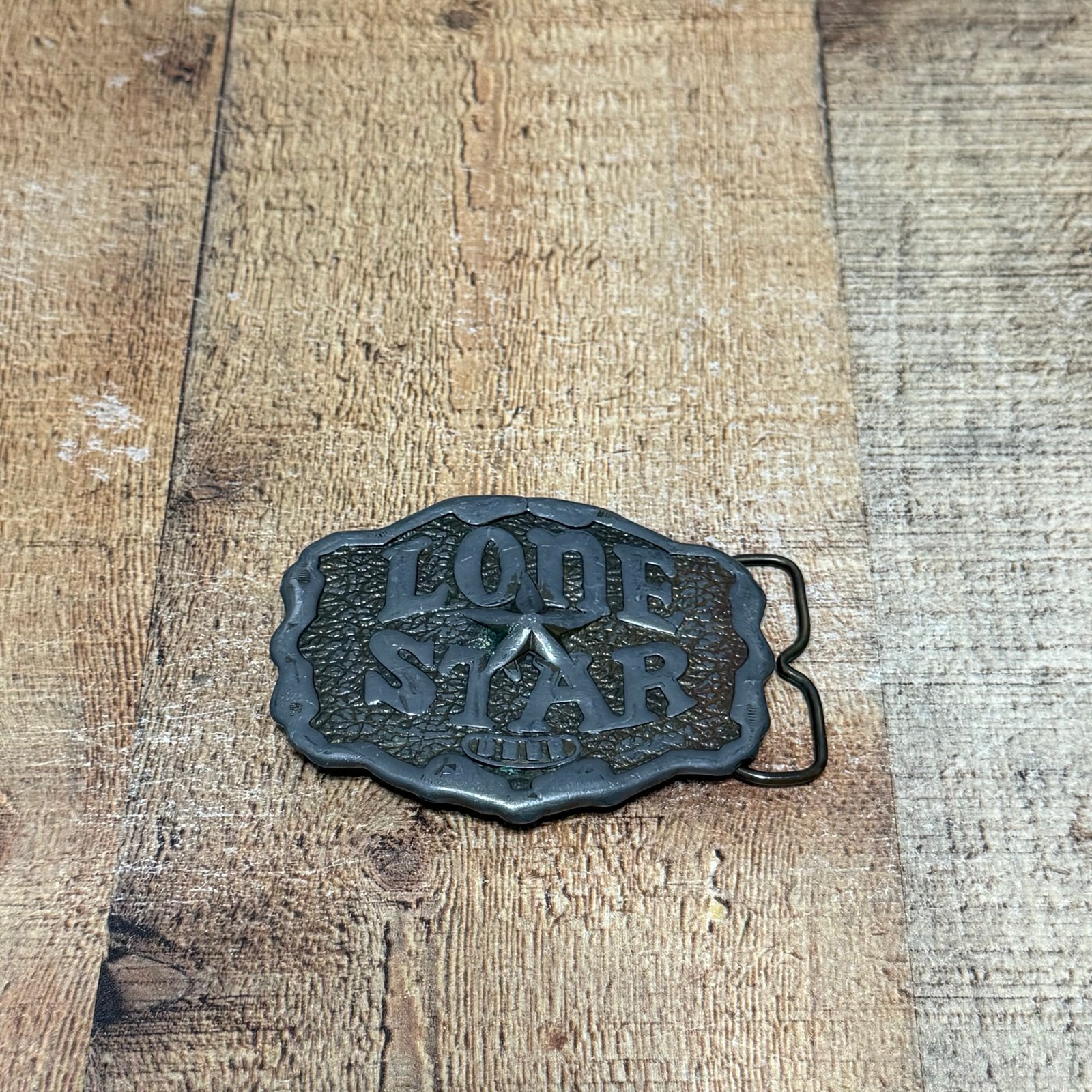 Lone Star Beer Bottle Opener 1970s Vintage Belt Buckle Pre owned good condition