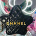 CHANEL BEAUTY MAKEUP BAG CROSSBODY CHAIN BLACK CC