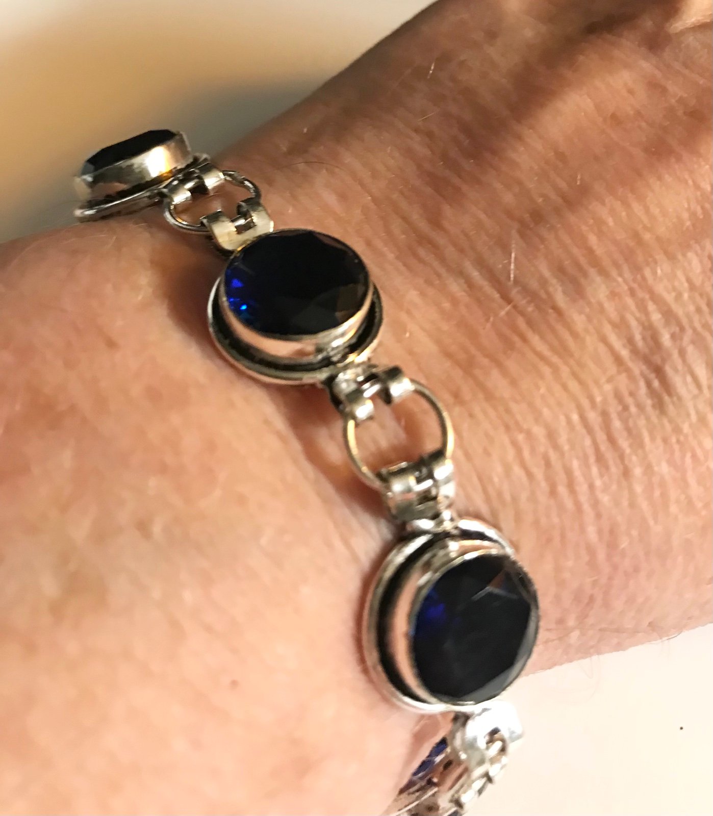 Tanzanite 925 Sterling Silver Bracelet
