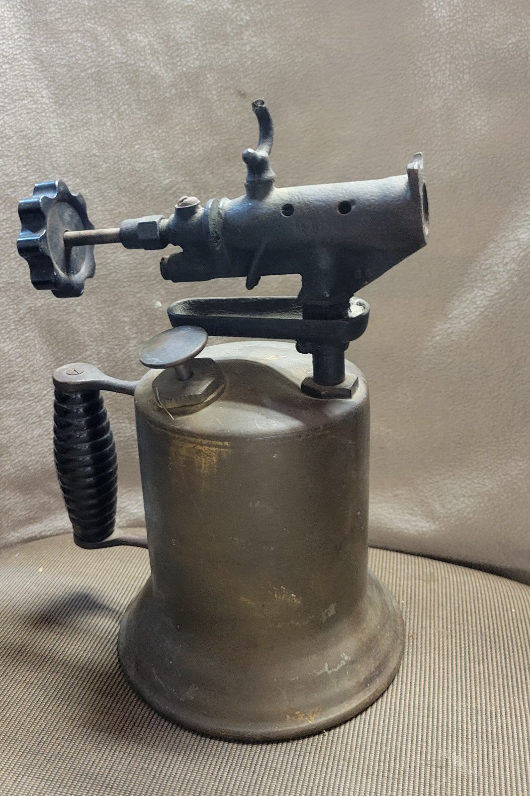 Vintage brass Hercules blow torch