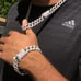 Men’s Miami Cuban 14k White Gold Finish