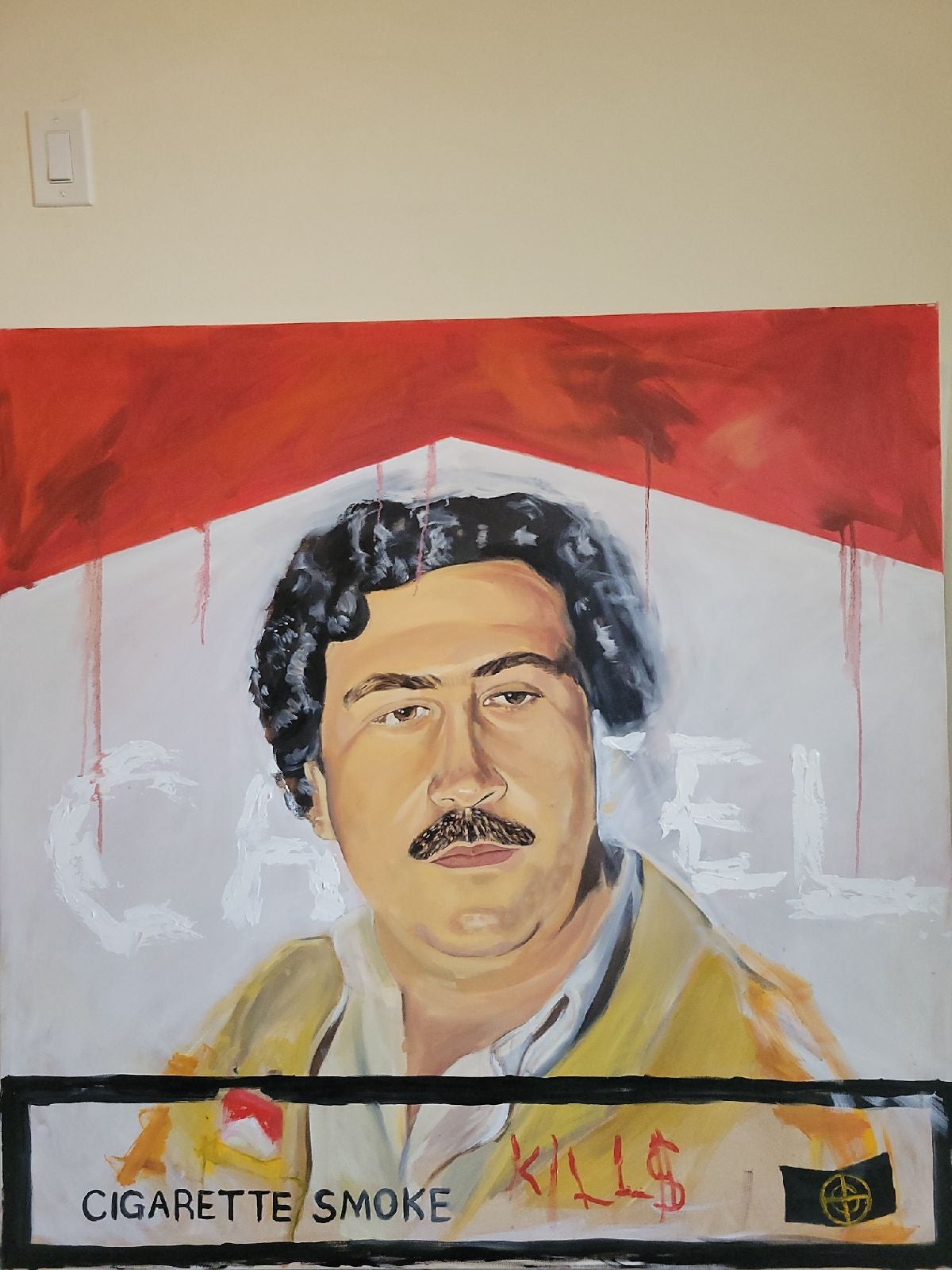 Oil Painted Canvas titled El Cartel
