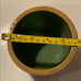 2 CRATE & BARREL Cement Glazed PLANTERS