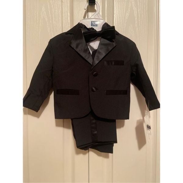 Baby boy 5 piece Tux