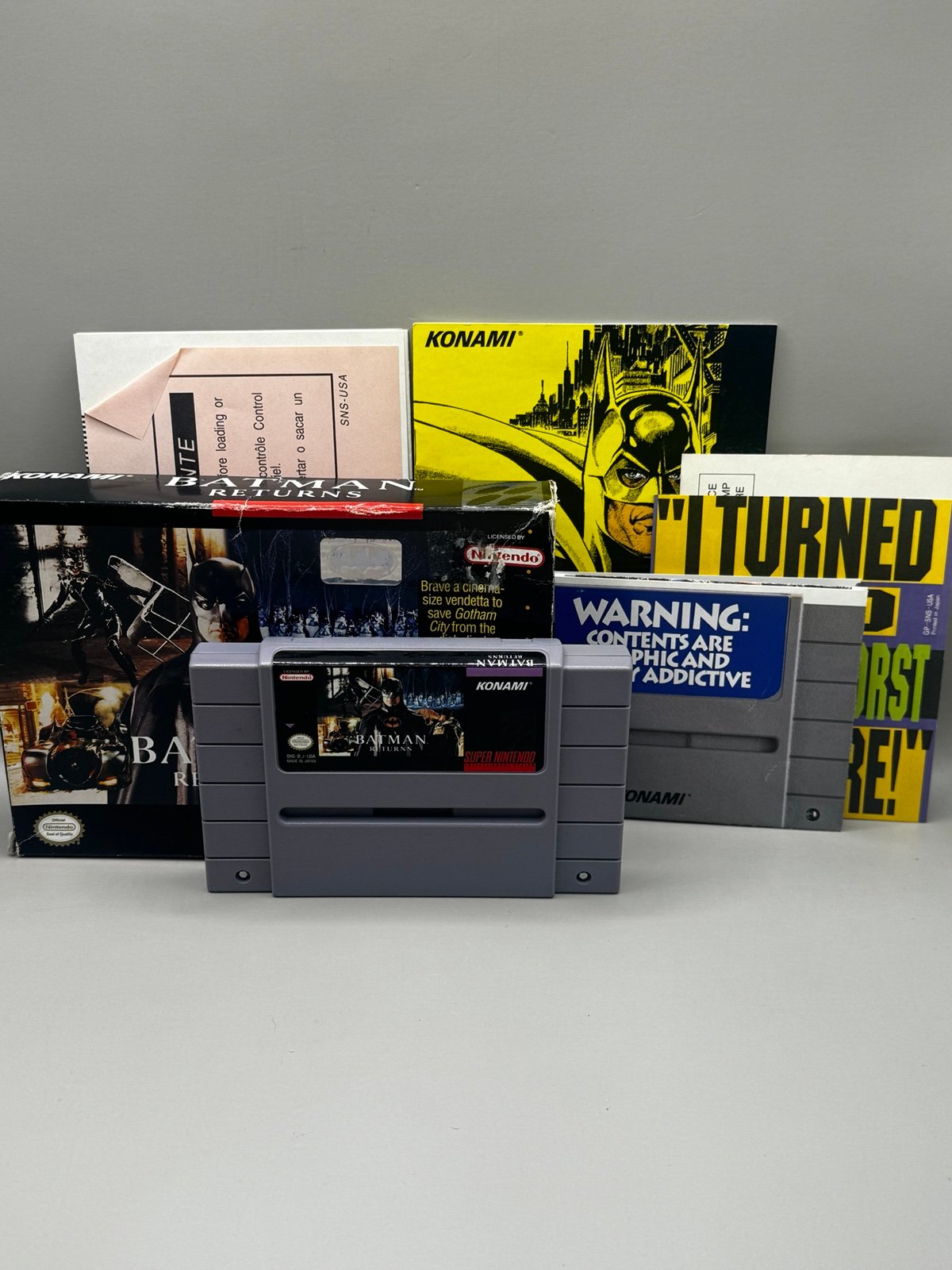 Batman Returns CIB for SNES.