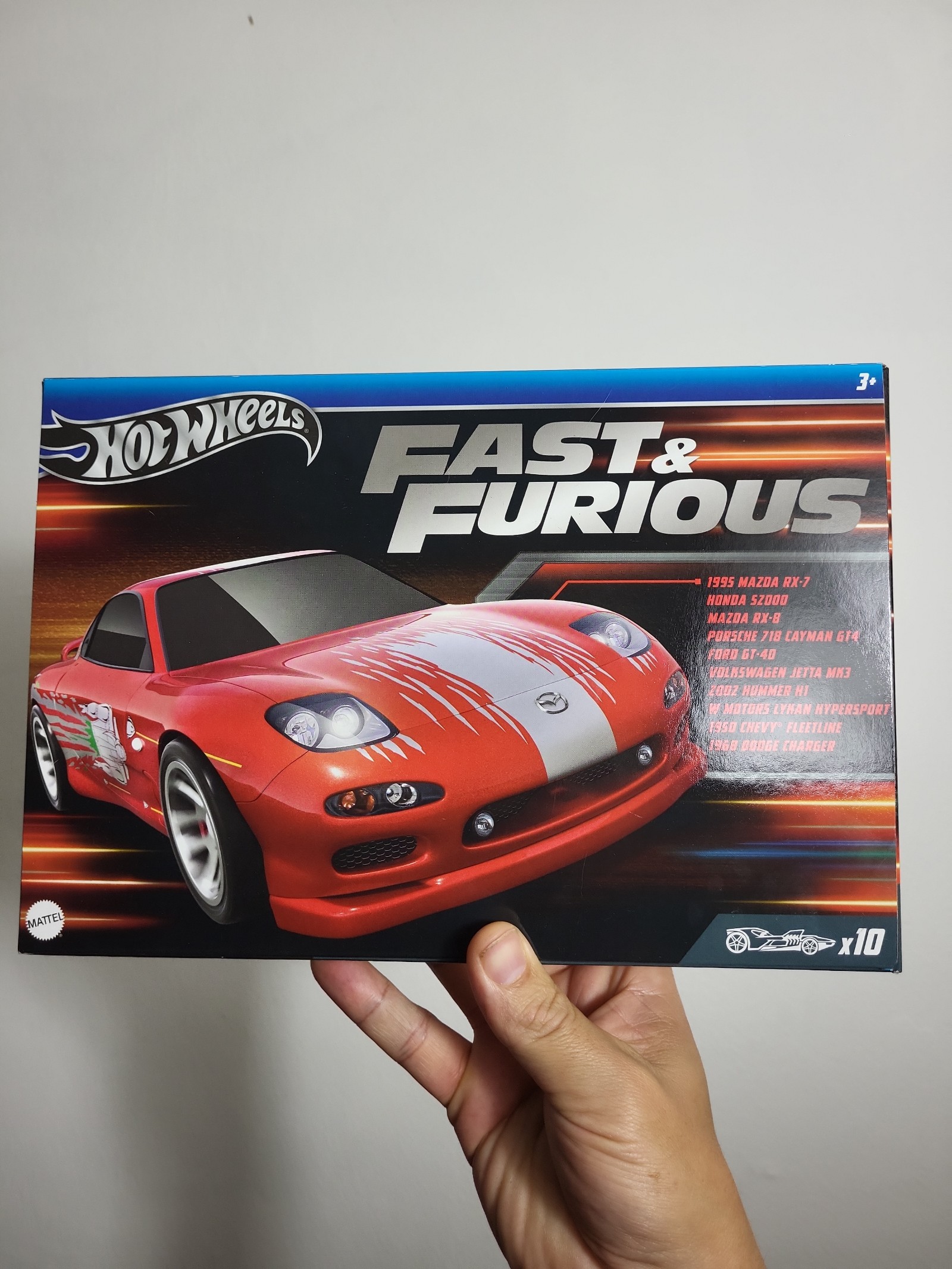 Hot Wheels HVX27 Fast and Furious 10 Car Pack Vehicle