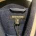 True Religion Men's Blue Horseshoe Patch Varsity Jacket Size Large