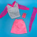 Vintage Mod Barbie Doll #1866 Movie Groovie Near Complete Outfit Skirt Stocking