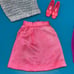 Vintage Mod Barbie Doll #1866 Movie Groovie Near Complete Outfit Skirt Stocking