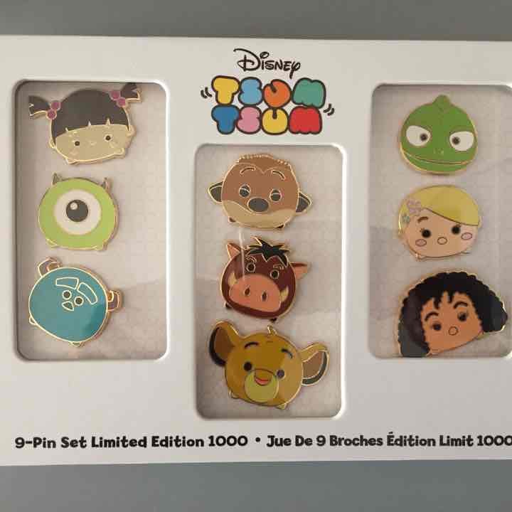 Disney Tsum Tsum Pins Box Set LE 1000