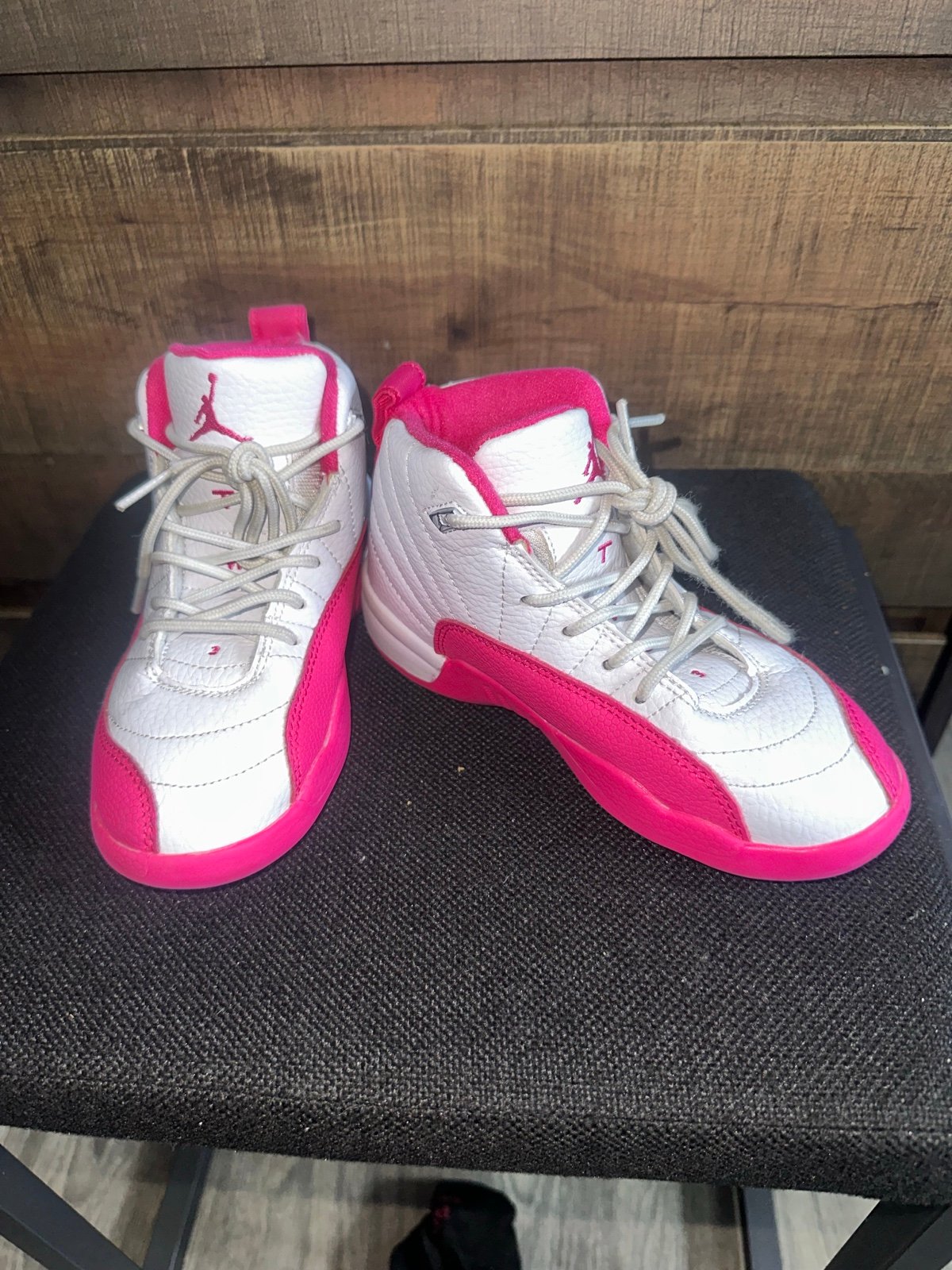 White and Pink Jordans