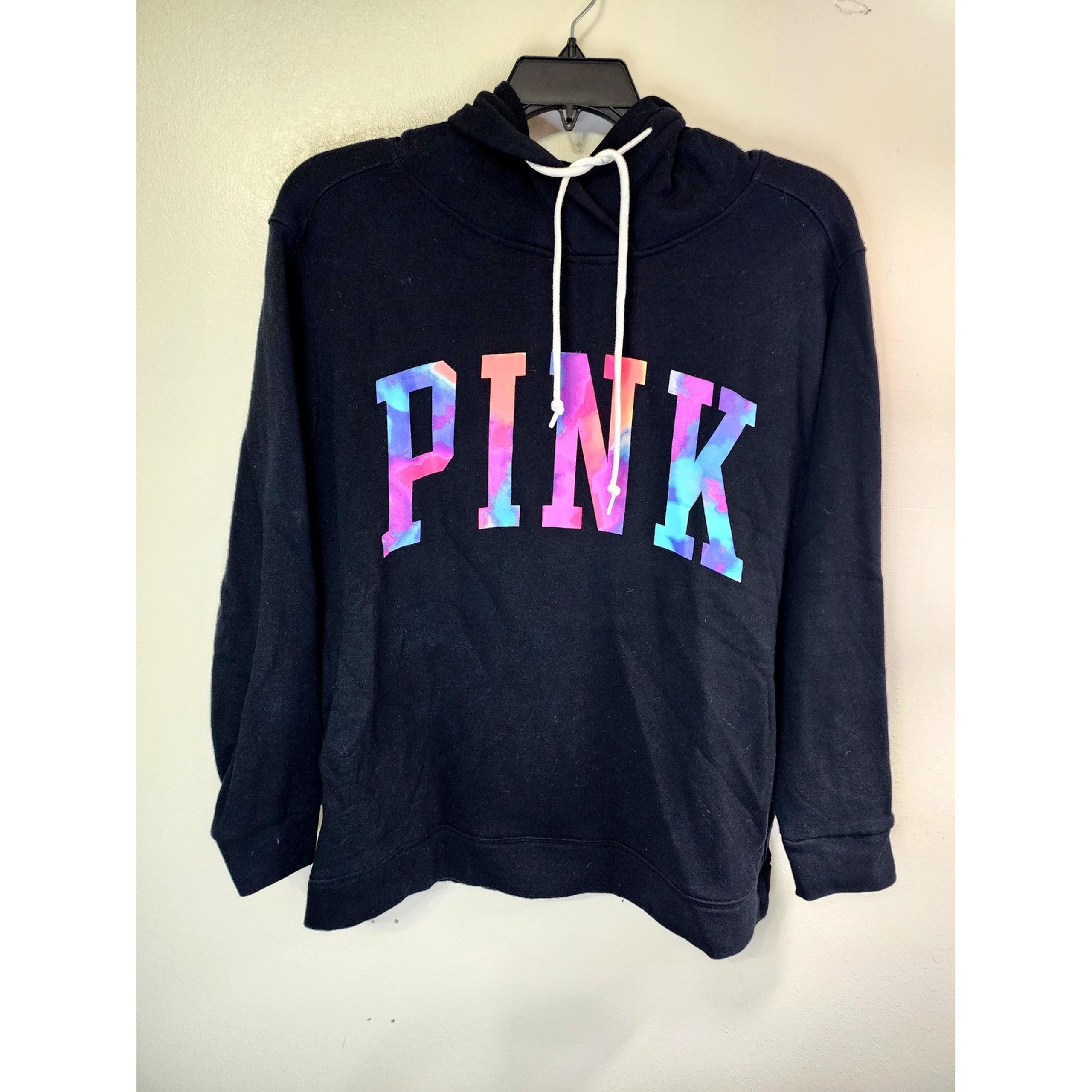 PINK Hoodie Tie Dye Logo Pullover Sweatshirt S - Victoria's Secret