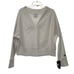 Champion Women's Soft Touch Rib Mix V-Neck Cropped Pullover Natural