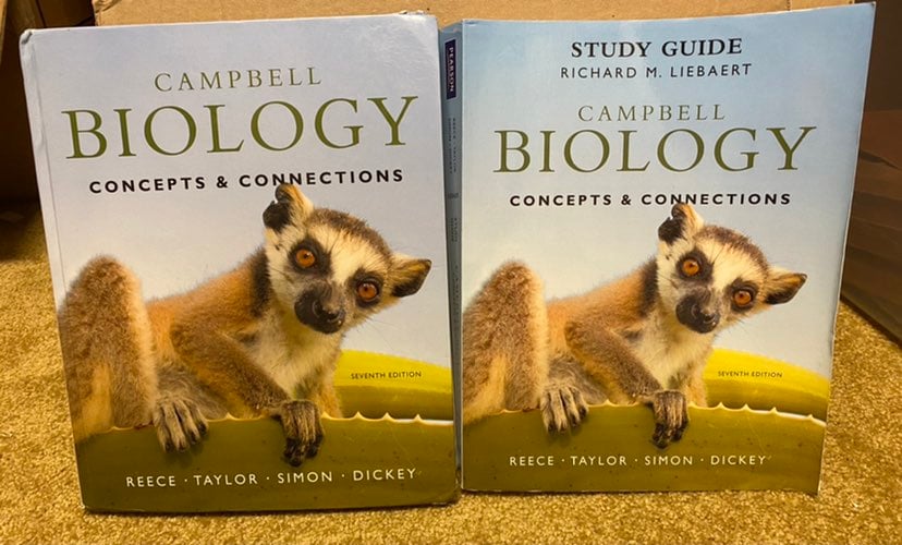 Campbell Biology Text & Study Guide Book