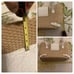 Brighton cream beige leather/rattan purse/bucket bag