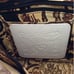 Brighton cream beige leather/rattan purse/bucket bag