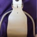 Brighton cream beige leather/rattan purse/bucket bag