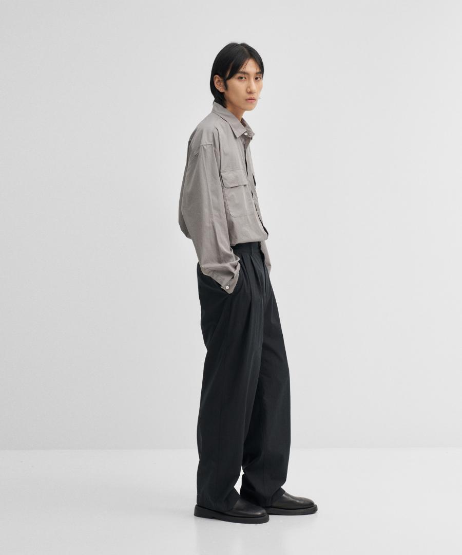 Santiago Officer Pants in Almost Black