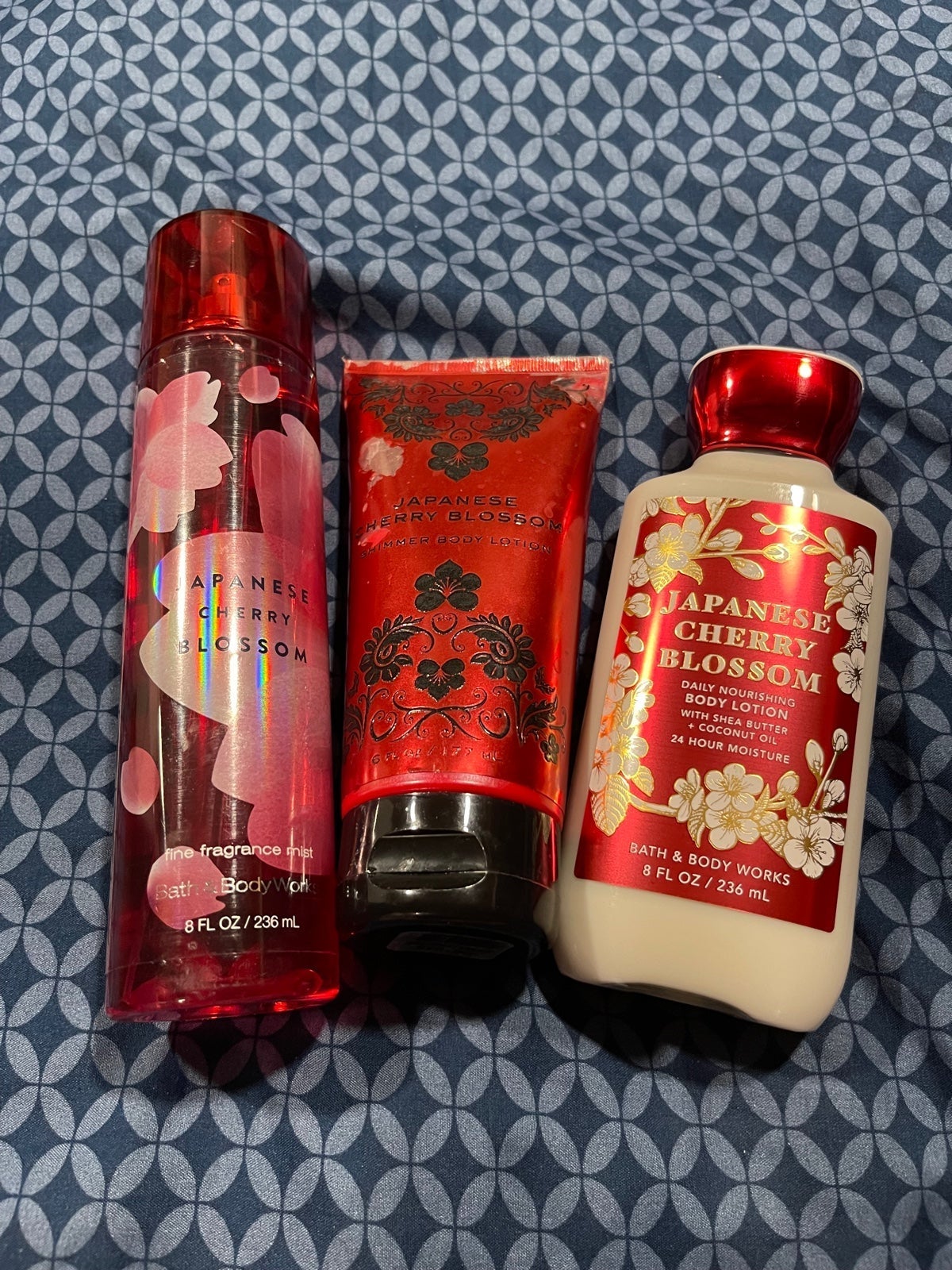 Japense Cherry Blossom Complete Lotion Set