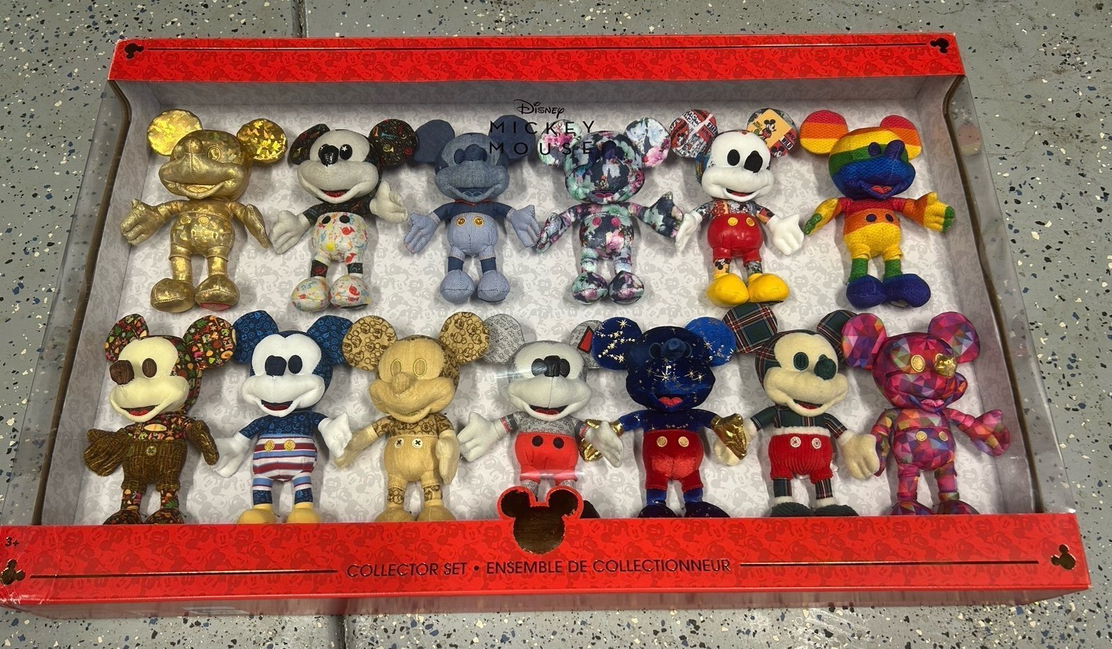 Disney Year of the Mouse Limited Edition Mickey Mouse Collector Small Plush Set