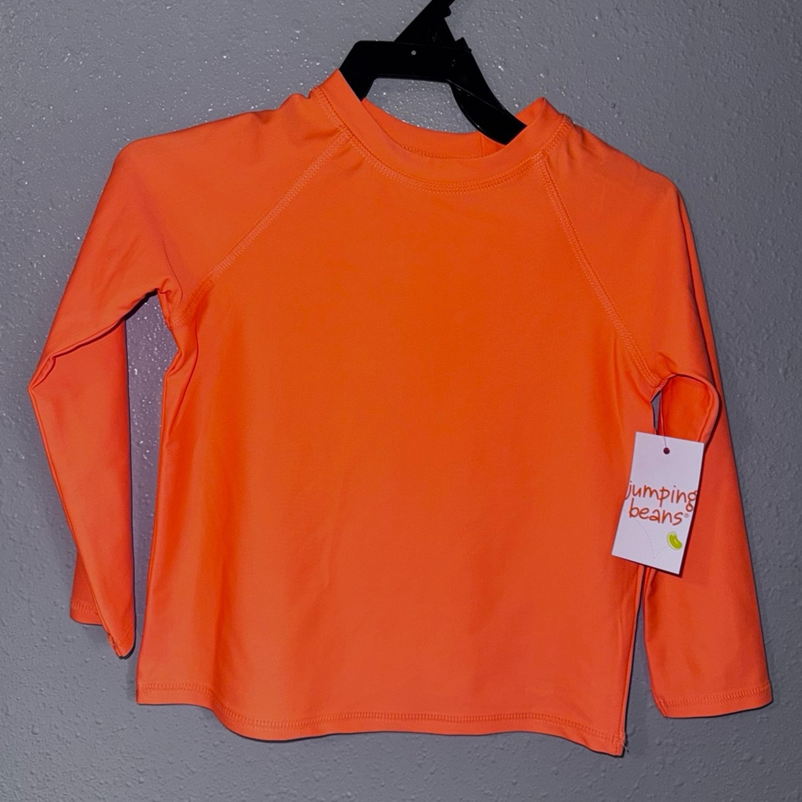 Kohl's | Jumping Beans Bright Orange Boys' UV Protection Shirt | Size 3T