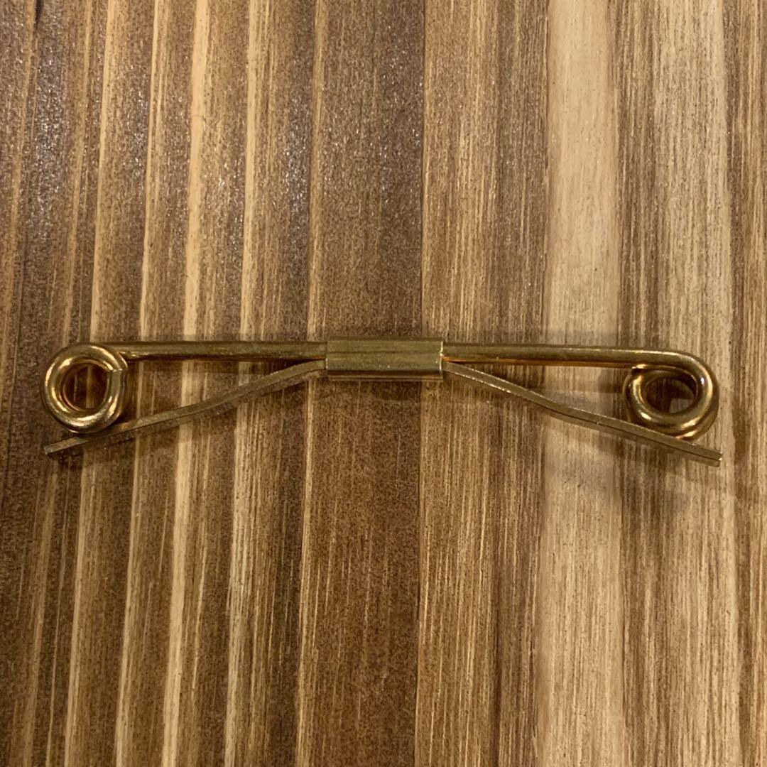 US Vintage Color Clip Color Stay Bronze Tone Curl