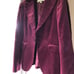 Burberry velvet jacket