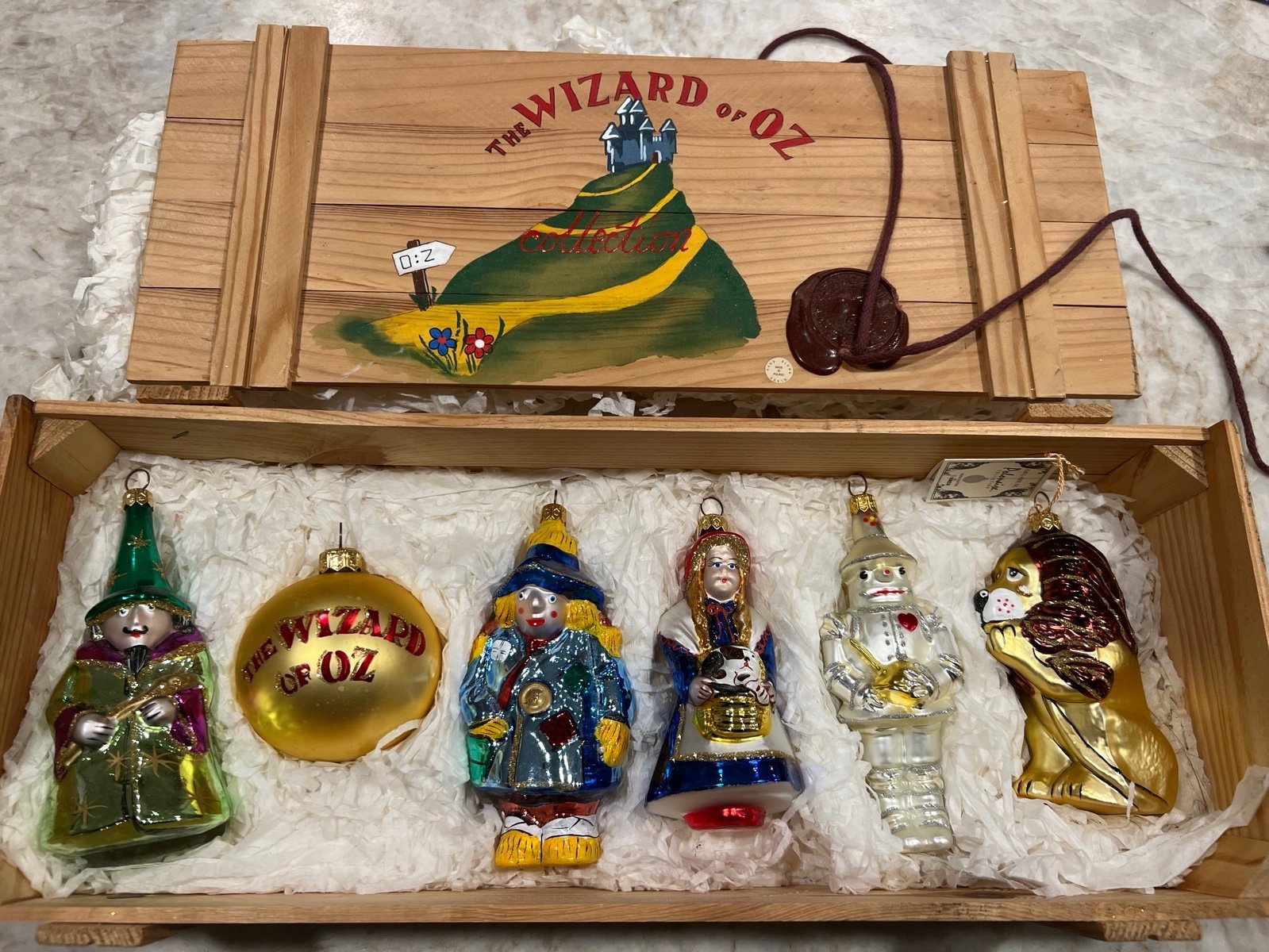 Limited 6 Wizard of Oz Polonaise Ornaments