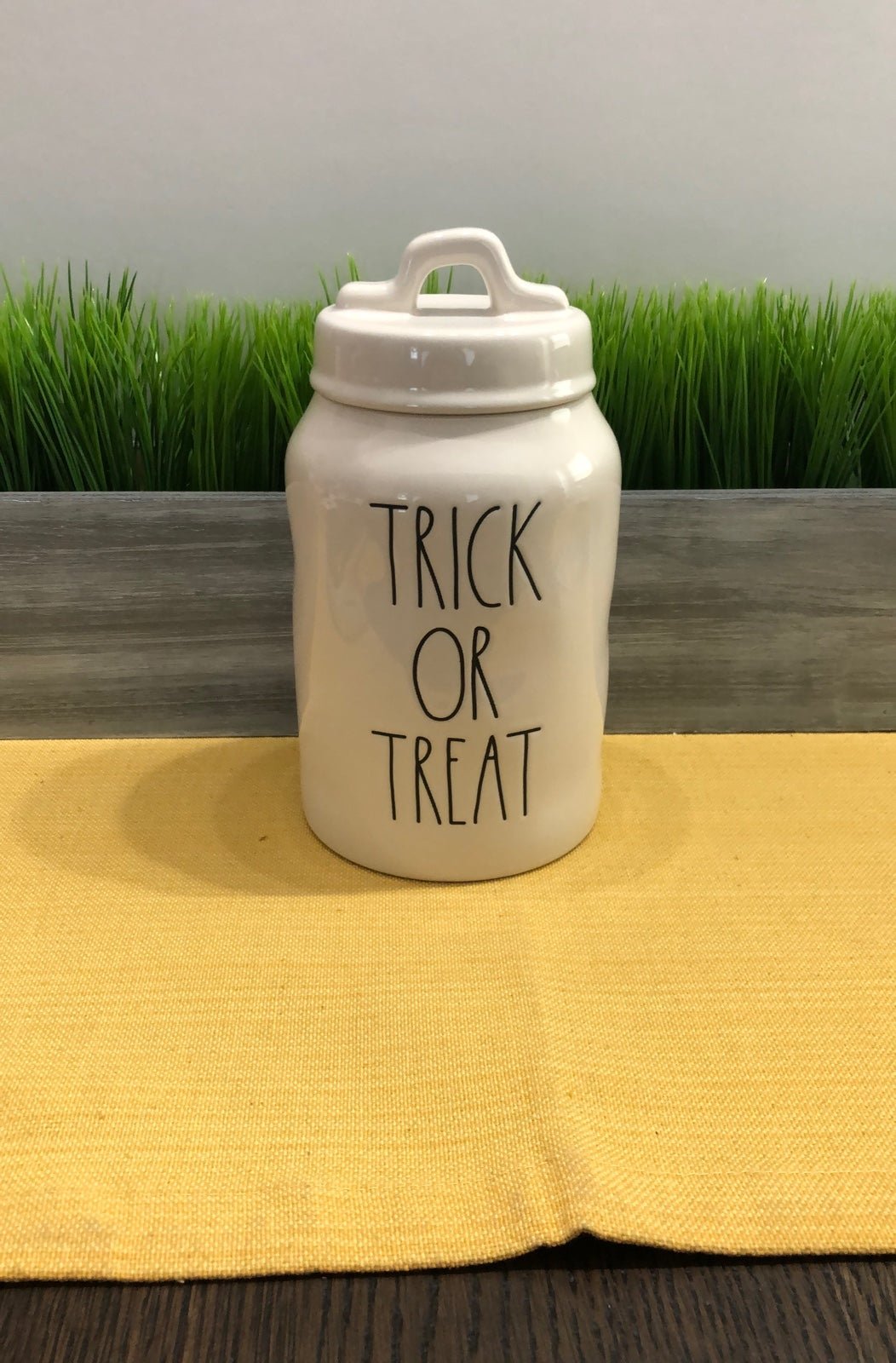 Rae Dunn trick or treat canister