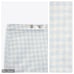 NWT. Zara Blue/Cream Textured Gingham Bermuda Shorts/Skort. Size L.