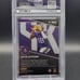 2021 Panini Mosaic Justin Jefferson Swagger Silver Prizm Graded PSA Mint 9