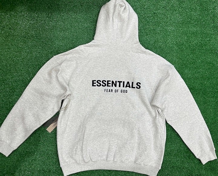 Fear Of God Essentials Hoodie (SS22) Light Oatmeal Size Small S
