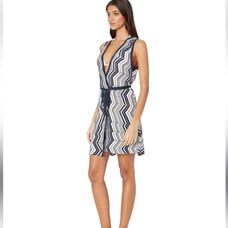 Trina Turk Sleeveless Tie Front Tunic Coverup