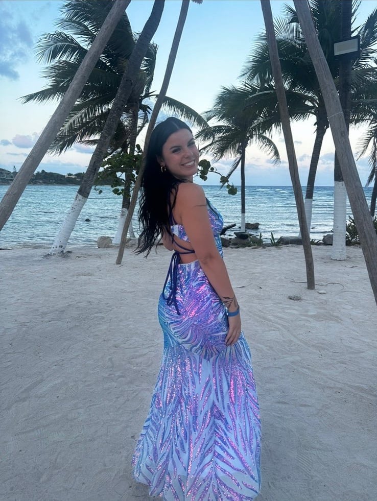 Sequin prom Dress