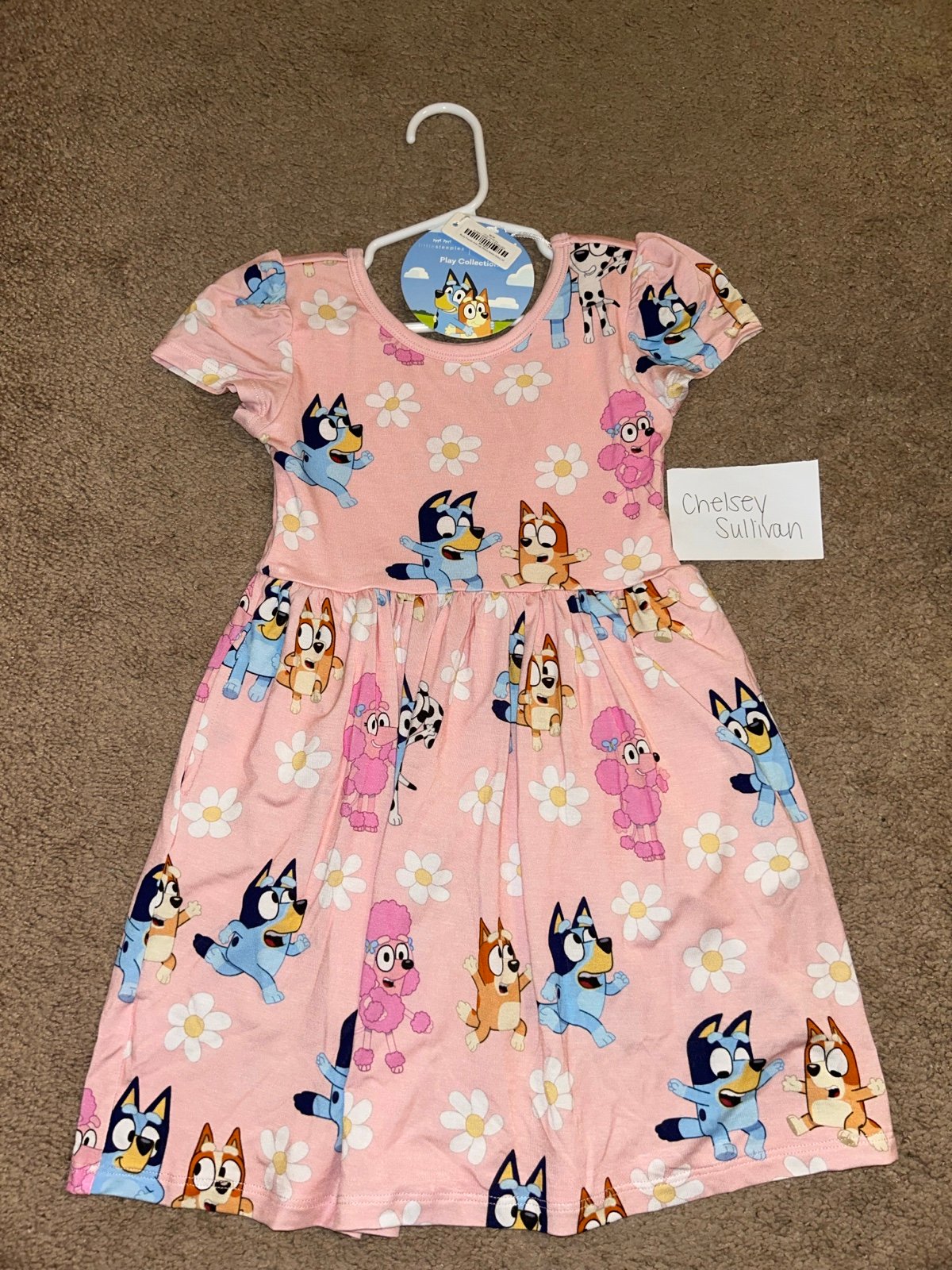 Little Sleepies Bluey Skater Dress 4T
