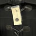 NWT Vertigo Paris Women Classic Duffle Style Toggle Coat Size M Black Dry Clean.