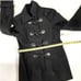 NWT Vertigo Paris Women Classic Duffle Style Toggle Coat Size M Black Dry Clean.