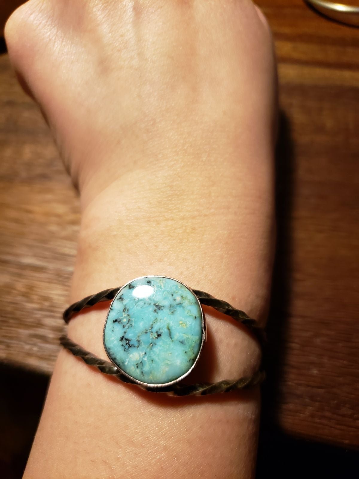 Vintage Turquoise Sterling Silver Bracel