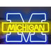 NEW University of Michigan LED Neon Light Sign Michigan Wolverines Football