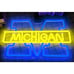 NEW University of Michigan LED Neon Light Sign Michigan Wolverines Football