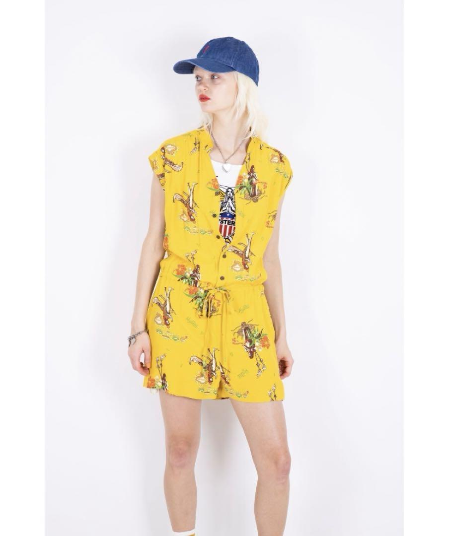 HYSTERIC GLAMOUR ISLAND DREAMS Print Jumpsuit