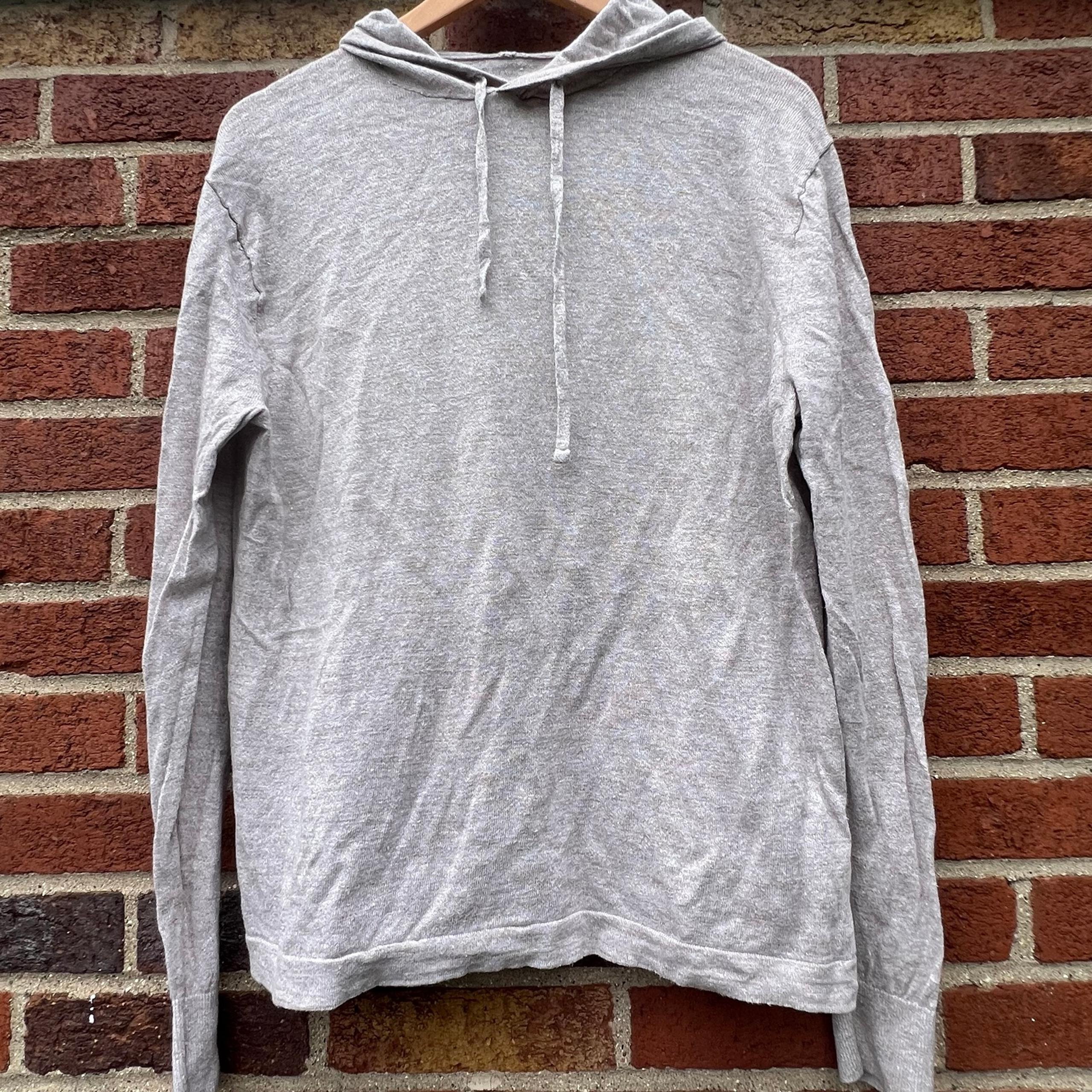 J. Crew Womens Hooded Linen Blend Sweater Long Sleeve Tan Size Medium