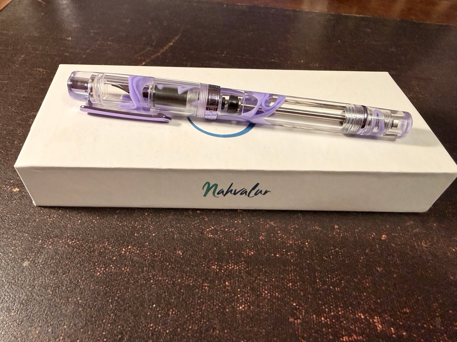 Nahvalur Narwhal Original Plus Lavender Tetra Medium nib with ink