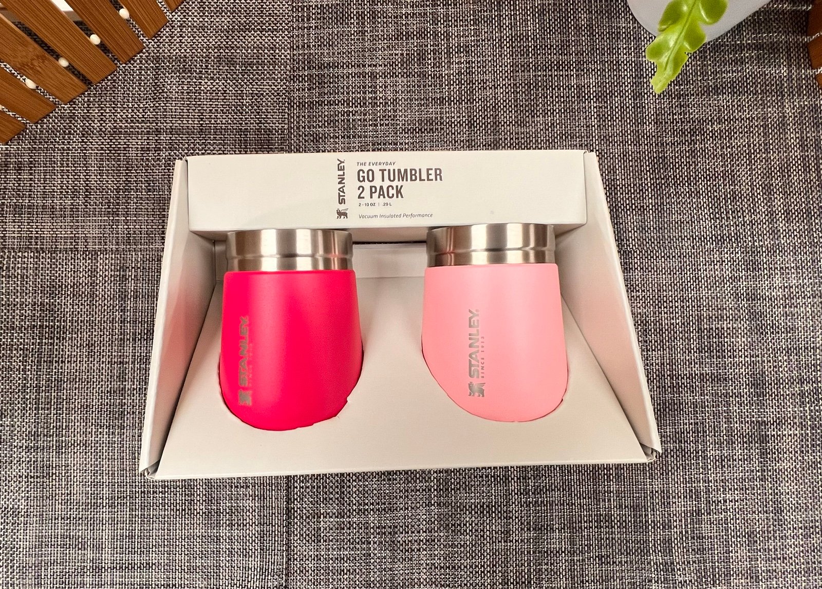 Stanley 2pk 10oz Stainless Steel Everyday Go Tumblers - Pink Vibes / Cool Melon