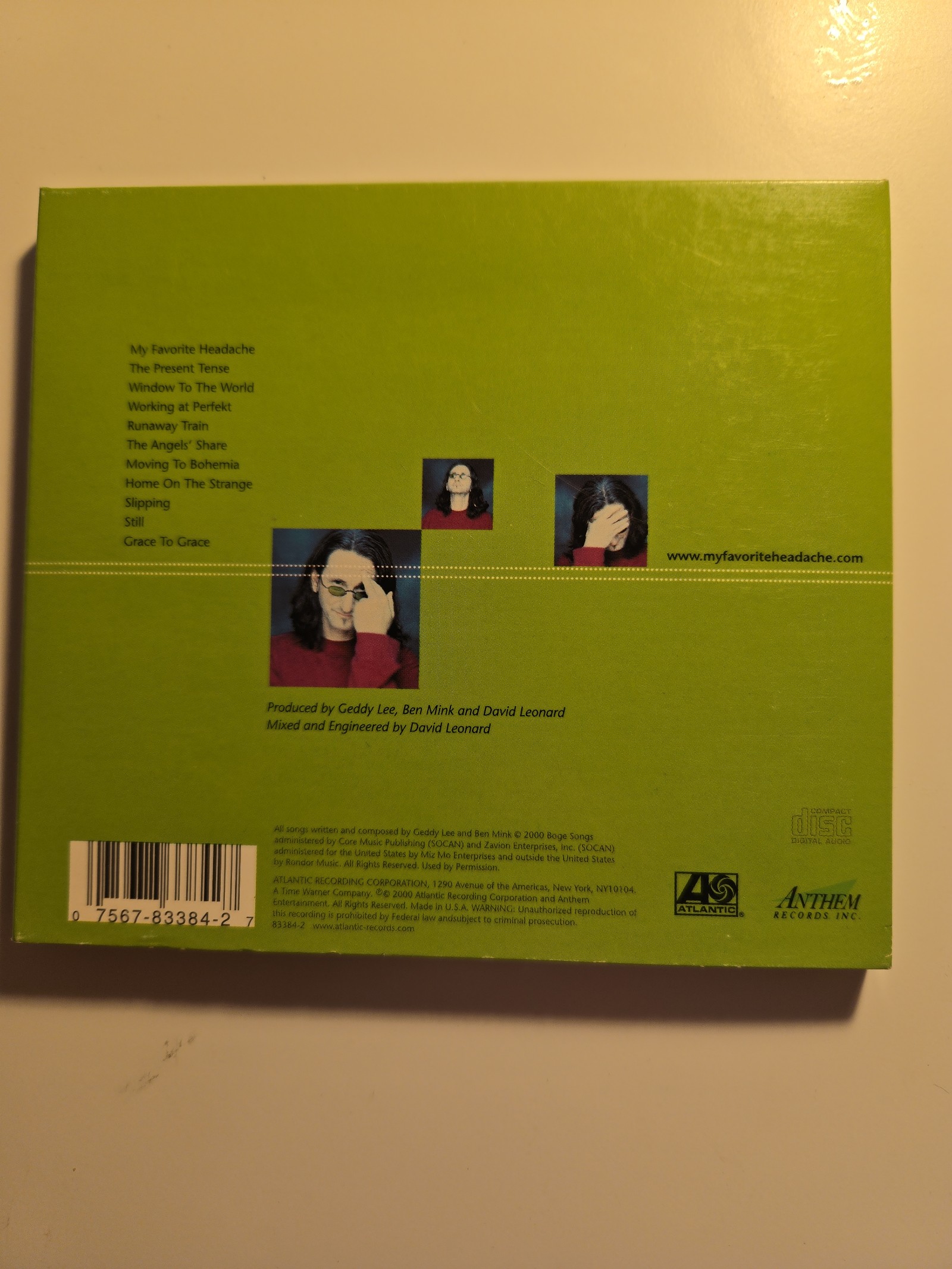 Geddy Lee: My Favorite Headache (CD) - detail