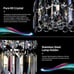Ceenli Crystal Lights